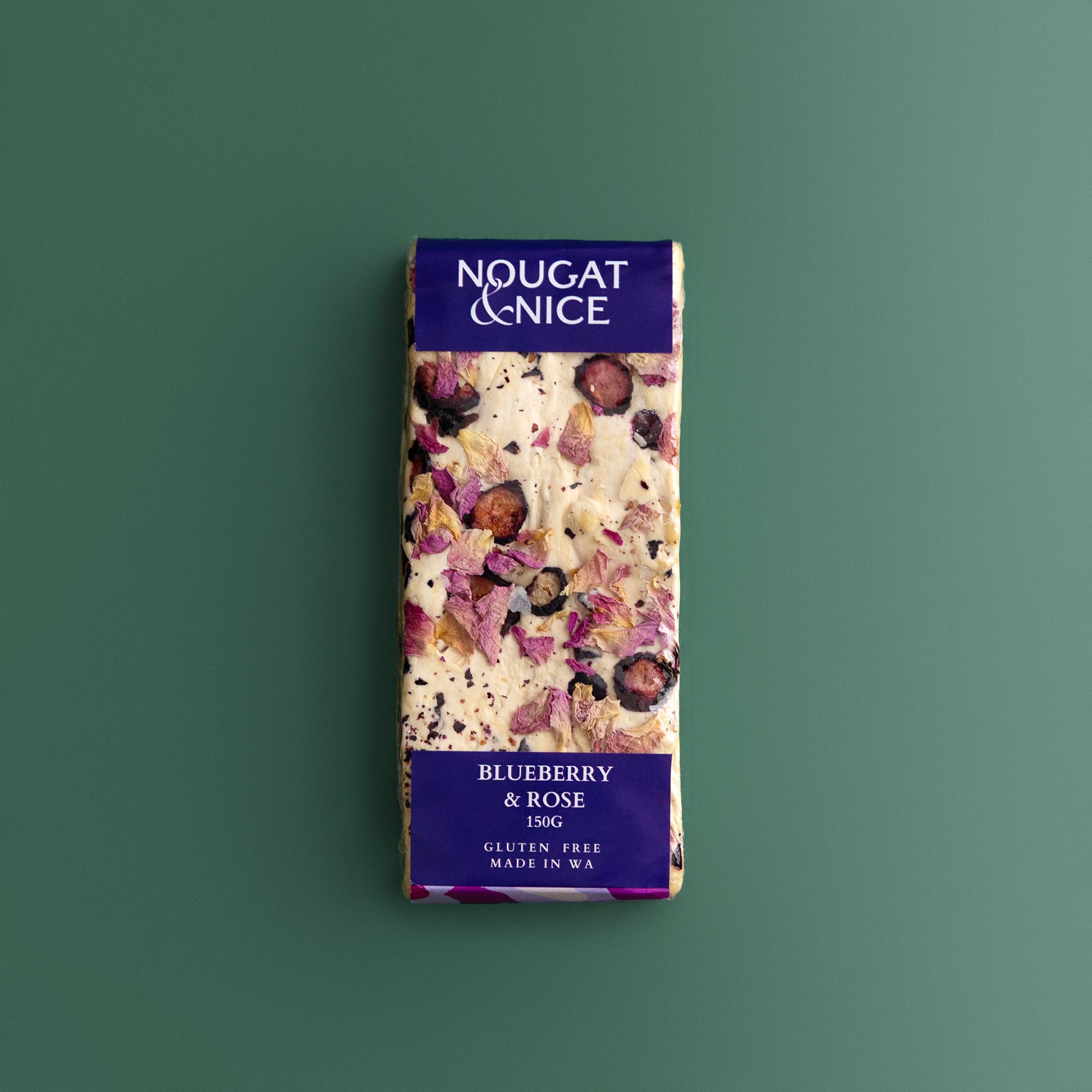 Blueberry & Rose Nougat | 150g Block