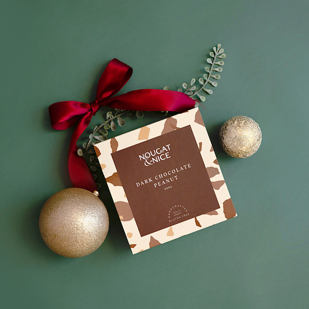 Dark Chocolate Peanut Nougat  | 200g Box