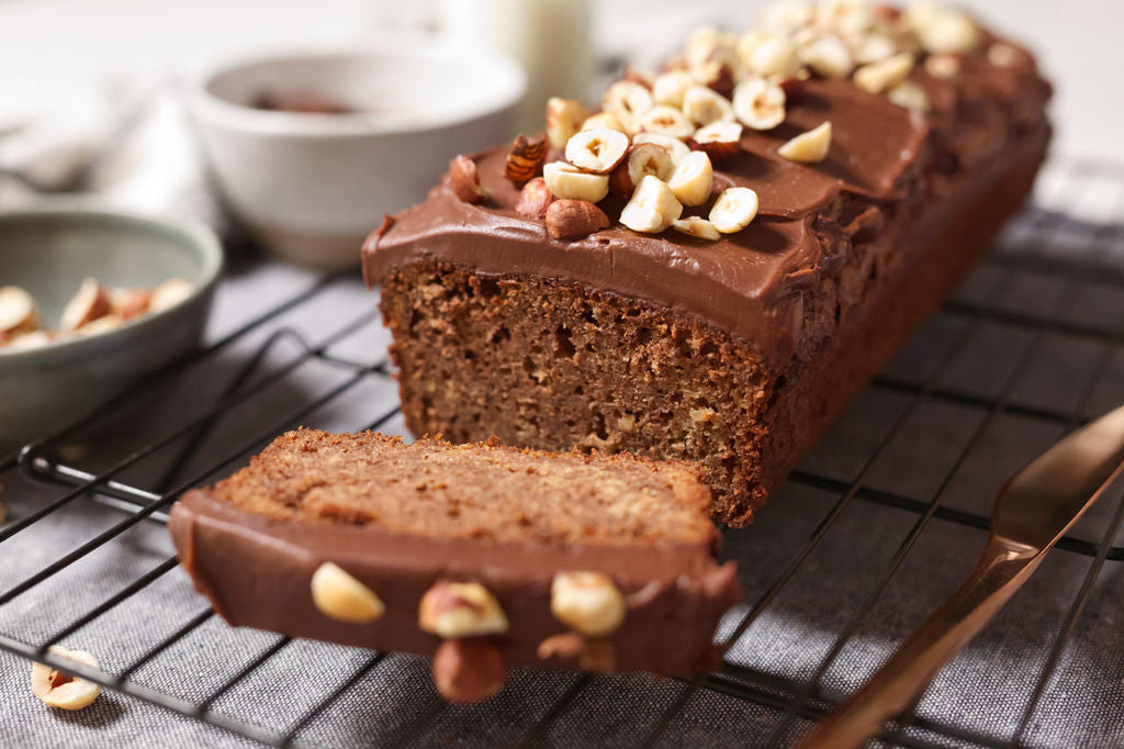 Dark Chocolate Hazelnut Loaf