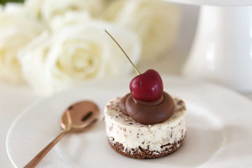 Gluten Free Cherry and Dark Chocolate Tarts