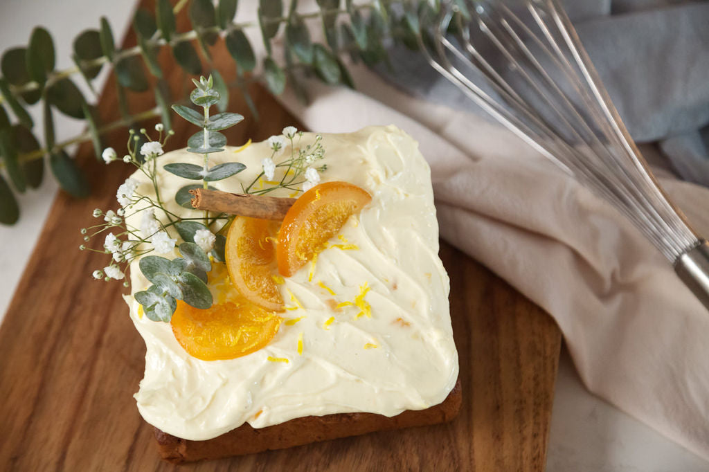 Spiced Nougat and Carrot Cake