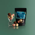 Assorted Nougat Snack Pouch 100g – mixed nougat pieces (honey almond, raspberry, chocolate)