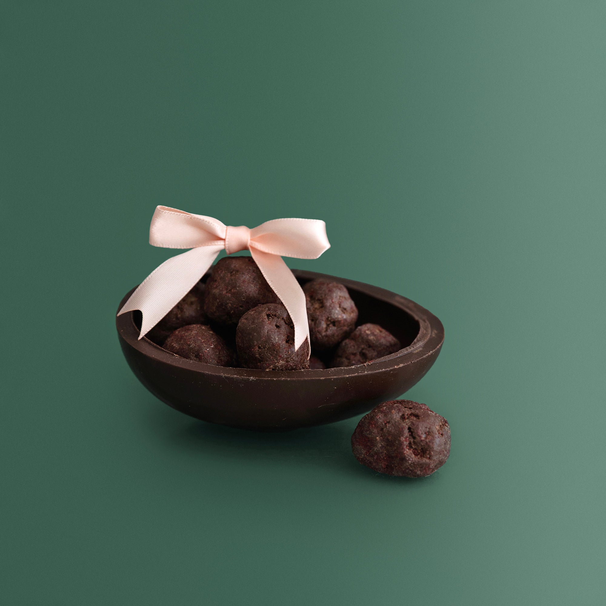 Cherry Hazelnut Nougat in Dark Chocolate Shell Easter Egg