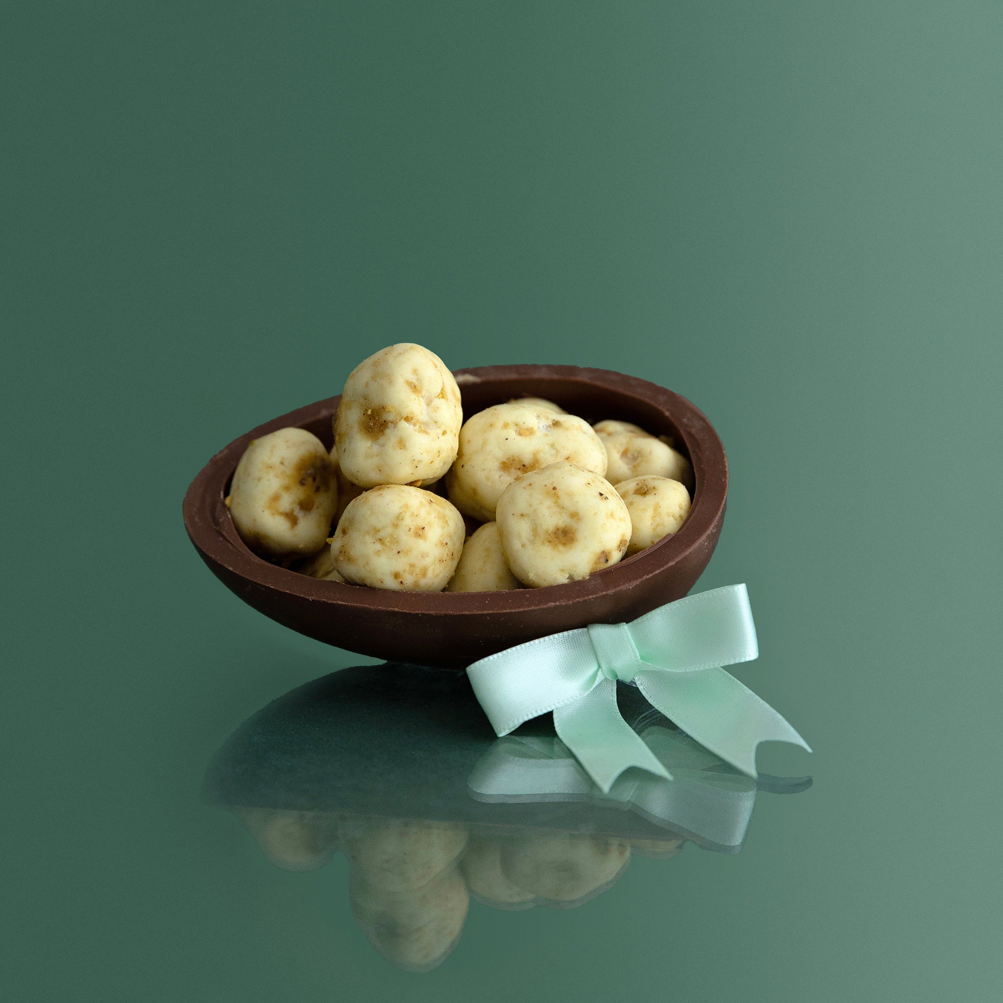 Cranberry & Pistachio Nougat in Milk Chocolate Shell Easter Egg