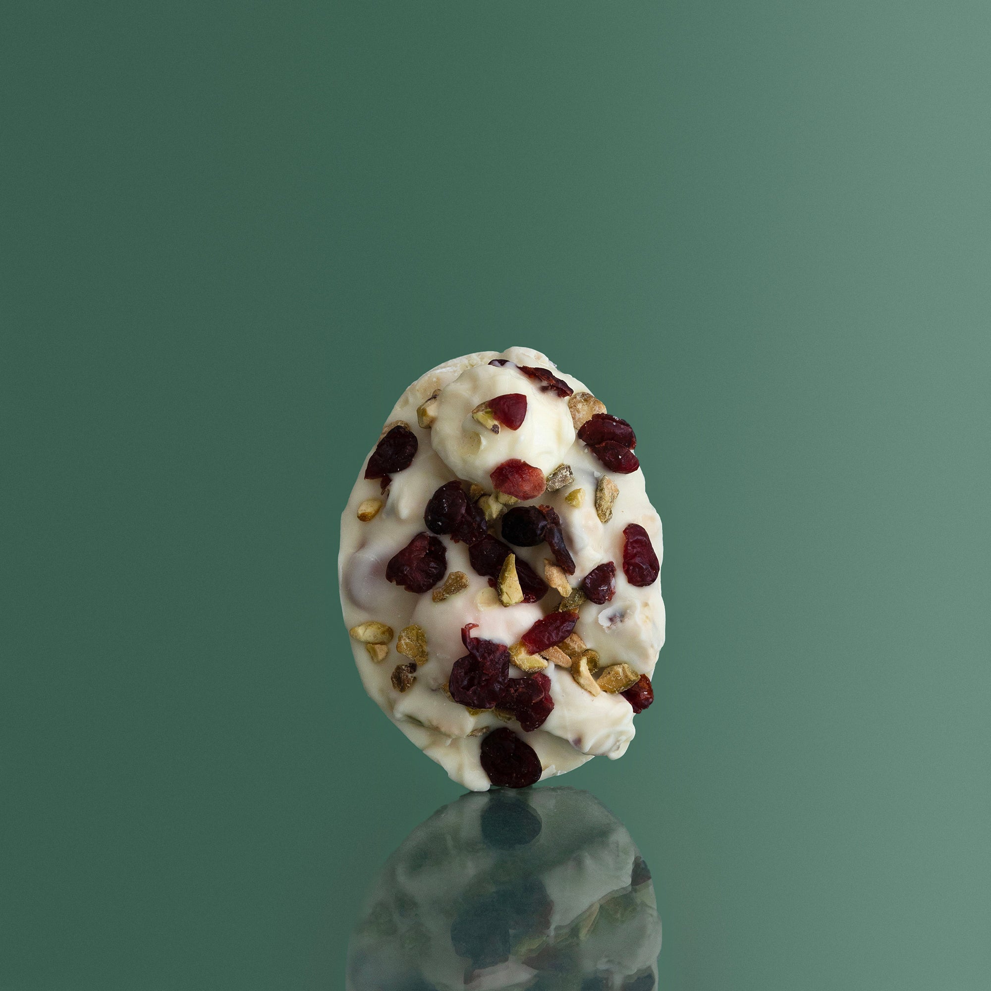 Cranberry & Pistachio Nougat White Chocolate Rocky Road Easter Egg