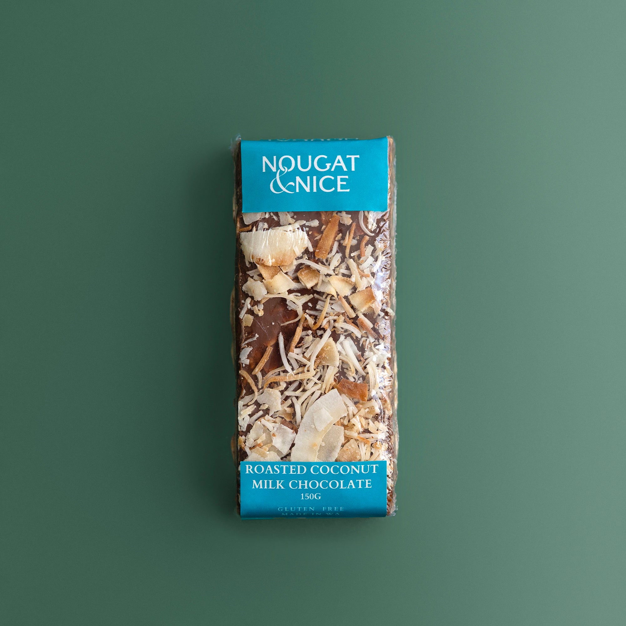 Roasted Coconut & Milk Chocolate Nougat | 150g Block