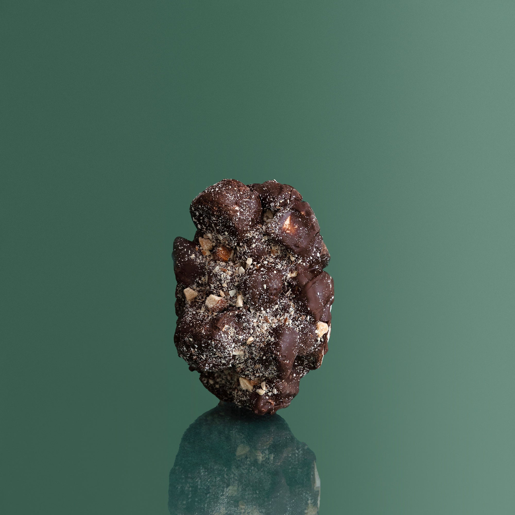 Dark Chocolate Peanut Nougat  Rocky Road Easter Egg