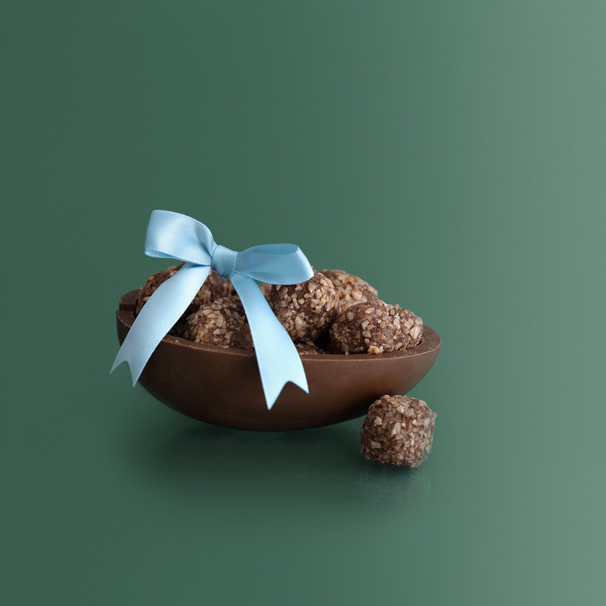 Roasted Coconut Nougat in Milk Chocolate Shell Easter Egg