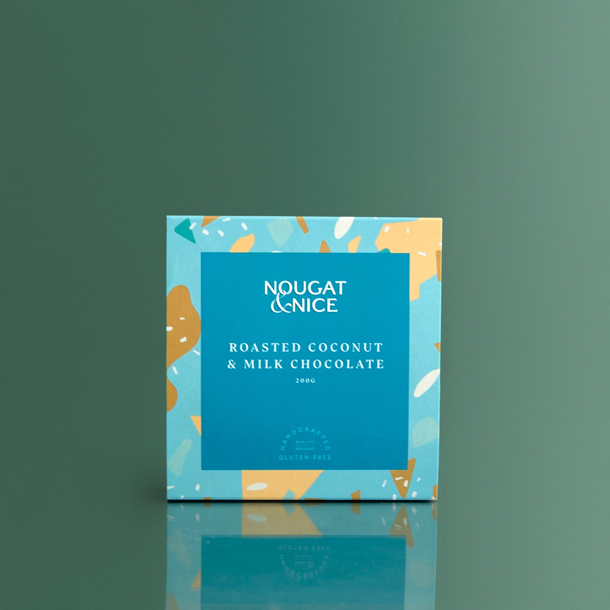 Roasted Coconut & Milk Chocolate Nougat | 200g Box